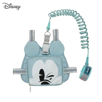 Защитный замок Disney, защита от потери, Обновленное звено на запястье, поводок для малышей, ремень для прогулок на открытом воздухе, браслет для рук, детский ремень, веревка