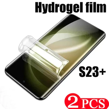 2 шт. гидрогелевая пленка для Samsung Galaxy S22 Ultra S21 plus S20 S23 S10 S10E lite, защитная пленка для экрана телефона, не стеклянная защитная пленка