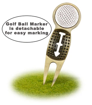 CRESTGOLF Хит продаж Инструмент для игры в гольф с маркером для мяча для гольфа Набор инструментов для ремонта гольфа Вилка для подачи
