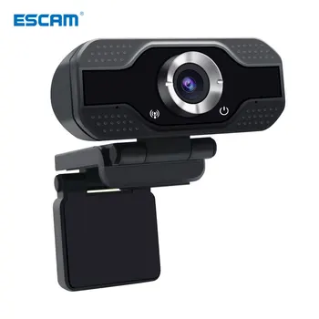 ESCAM PVR006 1080p 2MP H.264 Портативная мини-веб-камера HD 1080p Веб-камера для ПК Удобная Прямая трансляция с микрофоном Цифровая