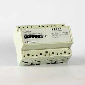 30 (100)А 220 В/230 В 50 Гц трехфазный счетчик энергии на din-рейке аналоговый регистровый счетчик кВтч с несколькими тарифами счетчик ватт-часов на din-рейке