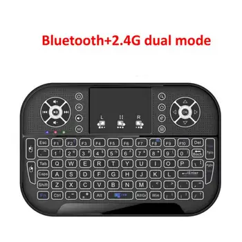 A8 Мини Беспроводная Клавиатура 7 С Подсветкой 2.4G Google Voice Air Mouse Дистанционная Сенсорная Панель Литиевая Батарея Для Android TV Box PC