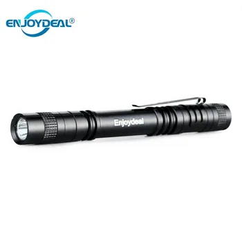 Портативный Светодиодный фонарик R2 Q5 LED Pen lights1000LM Зажим для лампы Мини-Фонарик для Охоты, Кемпинга, Лампы Flashligh Для батареи AAA
