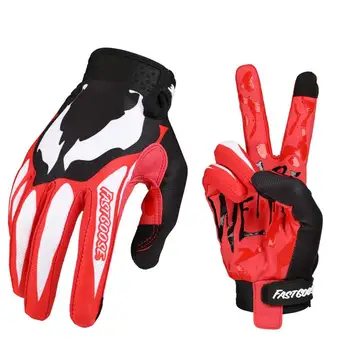 Мотоциклетные перчатки Летние Дышащие Мото Перчатки С защитой на весь палец, Гоночные Перчатки для мотокросса, Мужские Перчатки для занятий спортом на открытом воздухе