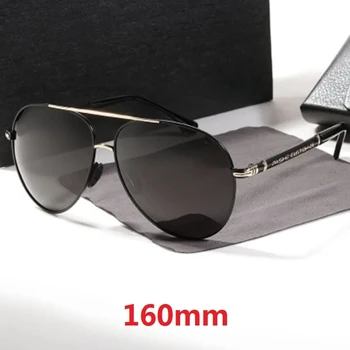 168 мм Негабаритные Солнцезащитные очки Мужские Поляризованные Солнцезащитные Очки для Мужчин с Большим Лицом Огромные Авиационные Зеркальные Очки Для Вождения Polaroid 2019