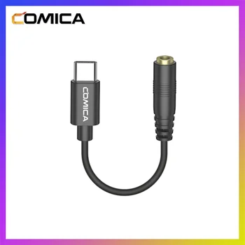 Адаптер аудиокабеля COMICA CVM-SPX-UC 3,5 мм TRRS-USB C (TYPE C)