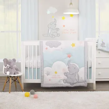 Комплект постельного белья для детской кроватки Дамбо из 3 предметов
