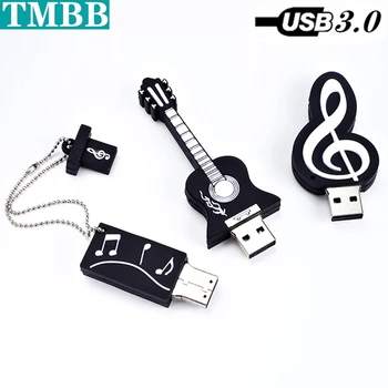 USB 3.0 Музыкальный инструмент USB флэш-накопитель дешевый флеш-накопитель 256g 16g USB Stick memory 128 ГБ 32 ГБ 64 гб Флешка U Диск креативный подарок