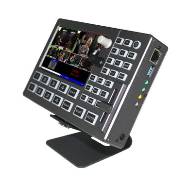 Видеомикшер DeviceWell HDS8101 с 5-дюймовым экраном PIP 4-канальный OBS Vmix для прямого эфира