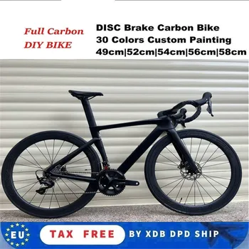 Полный велосипед T1000, матовый дорожный велосипед из углеродного волокна, полный велосипед с карбоновой рамой 105 R7020, совместимый с группой Di2 Group
