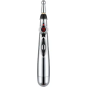 Ручка для массажа лица Портативная электронная ручка Meridian Energy Многофункциональная ручка для массажа спины и снятия дискомфорта