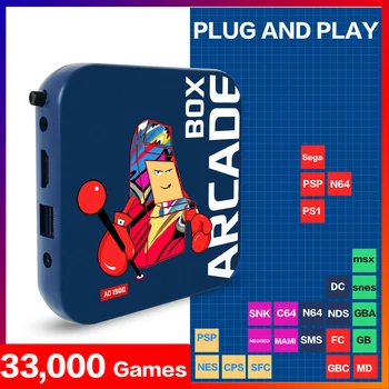Ретро Игровая консоль для PS1 /PSP /N64 Встроенный 50 Эмулятор Аркадная Коробка Игровая консоль TV Box Классическая Игровая коробка с Контроллером
