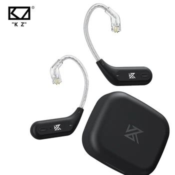 KZ AZ09 Bluetooth 5,2 HD Беспроводной Кабель Для Обновления Наушников Гарнитура Ушной Крючок С Зарядным Чехлом Для KZ ZAX DQ6 CA16 VX MT1ZSN ZSX