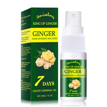 TONISABERY 30 МЛ питательной жидкости для волос Ginger King, жидкость для здоровья имбиря, эфирное масло для ухода за волосами, питающее растение.