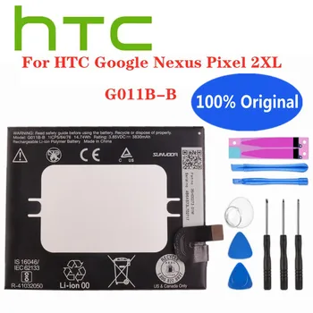 100% Новый Аккумулятор для телефона G011B-B 3830mA Для HTC Google Nexus Pixel 2 XL Pixel2 XL Pixel 2XL, Оригинальный Аккумулятор для смартфона