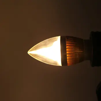 B22 3 Вт Светодиодная Лампа, Свеча, Люстра, лампа, Прожектор, Высокая мощность, переменный ток 85-265 В, Цвет лампочки