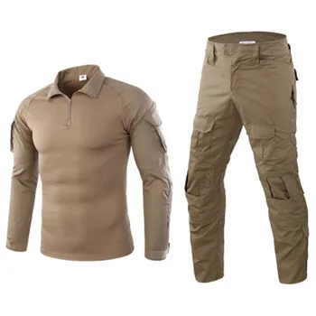 Новая Тактическая Камуфляжная военная форма, костюм для мужчин, одежда Армии США, боевая рубашка в стиле Милитари + брюки-карго