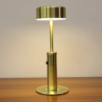 Светодиодная Перезаряжаемая Барная настольная лампа KTV Cafe Настольная лампа Креативный ночник в стиле ретро