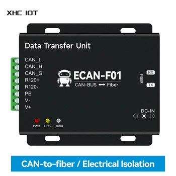 1 Комплект Беспроводной модем CAN к волоконно-оптическому XHCIOT ECAN-F01 постоянного тока: 8 В ~ 28 В 20 км Защита электрической изоляции 5 К-1 Мбит/с Скорость передачи данных Can2.0