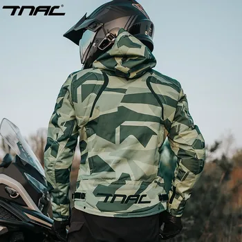 Новая Мотоциклетная куртка Мужская Chaqueta Moto, водонепроницаемая куртка для мотокросса, защита от падения, со съемной подкладкой на 4 сезона