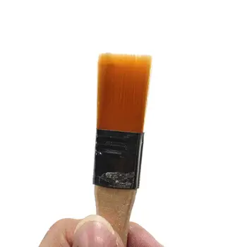 Кисть для рисования Деревянной ручкой DIY Нейлоновые Волосы 5 шт. Инструмент для украшения дома