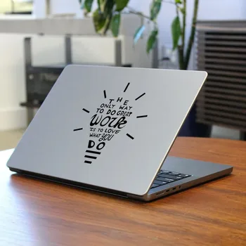 Вдохновленные цитатами из Лампочек Виниловые наклейки для ноутбука Macbook Decal Pro Air Retina 13-15 Дюймов Mac Cover Skin Украшение ноутбука Lenovo