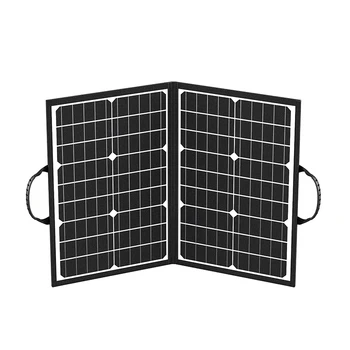 Складное Солнечное Зарядное Устройство С Подставкой для USB-порта 60 Вт Монокристаллическая Портативная Солнечная Панель Для Генератора Camper RV YK028