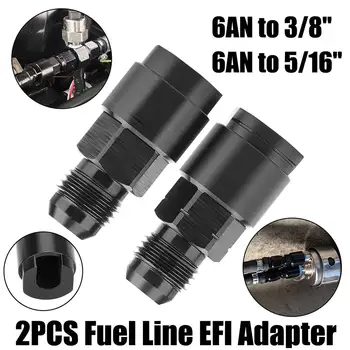 2 шт. Автомобильный Топливопровод EFI Adapter Kit Комплект Фитингов Для Подачи/Возврата AN6-3/8 
