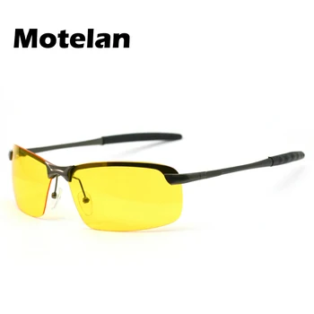Мужские очки ночного использования для водителей, поляризованные солнцезащитные очки ночного видения, солнцезащитные очки для вождения, 2 цвета