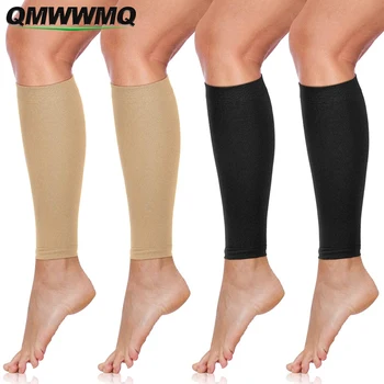 1 пара носков с компрессионными рукавами до икр для мужчин и женщин (20-30 мм рт. ст.) для ног, медицинского класса при варикозном расширении вен, отеках, шине на голень