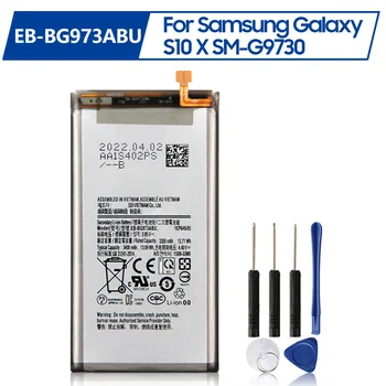 Сменный Аккумулятор EB-BG973ABU EB-BG973ABE Для Samsung Galaxy S10 Galaxy S10X SM-G9730 Аккумуляторная Батарея 3400 мАч