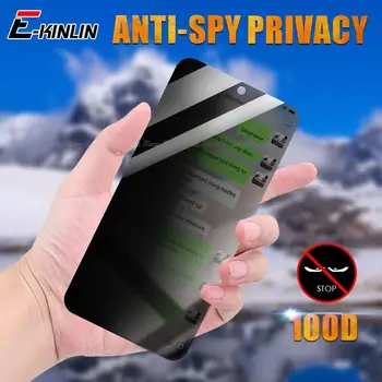 Конфиденциальность Закаленное Стекло Для Samsung Galaxy A72 A52 A52s A32 A12 Защита Экрана От Шпионского Подглядывания Защитная Пленка