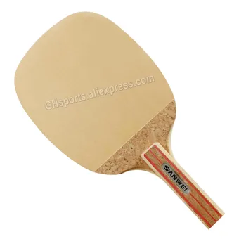 Sanwei R3 Лезвие для настольного тенниса, 3-слойная деревянная японская ракетка с ручкой, JS Бита для пинг-понга