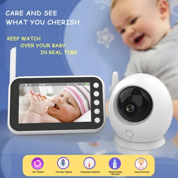 Беспроводной Цветной 720P Умный детский монитор с камерой наблюдения, Няня, камера Безопасности, Электронный Детский телефон, Крик, Кормление младенцев