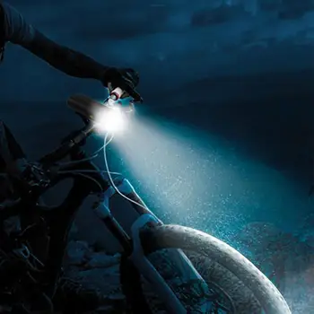 Велосипедные фары Фары для горного велосипеда Зарядный ремень Большой Открытый Иллюминатор Водонепроницаемые фонари для ночной езды O Y4P3