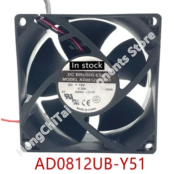 AD0812UB-Y51 12 В 0.38A 8 см 8032 2pin охлаждающий вентилятор