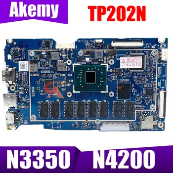Материнская плата TP202N для ноутбука ASUS Vivobook Flip 12 TP202 TP202NA с N3350 N4200 4G/RAM