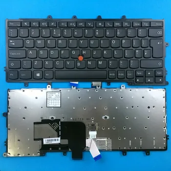 Клавиатура ноутбука в Великобритании для Lenovo Thinkpad X240 X240S серии X250 X260 (для Win8, с точкой, совместимой с X270) Раскладка в Великобритании