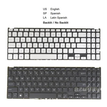 US LA Испанская Клавиатура Для Ноутбука С Подсветкой Asus Vivobook X512 X512D X512DA X512FA X512U X512UA 0KNB0-5628UI00