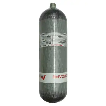 Acecare 4500Psi 300Bar 6.8L Баллон из углеродного волокна для Дайвинга, Воздушная бутылка для Подводного Плавания M18* 1.5