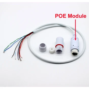 Встроенный модуль POE 48V LAN-кабель, защищенный от атмосферных воздействий, POE-адаптер Питания по Ethernet для платы IP-камеры видеонаблюдения