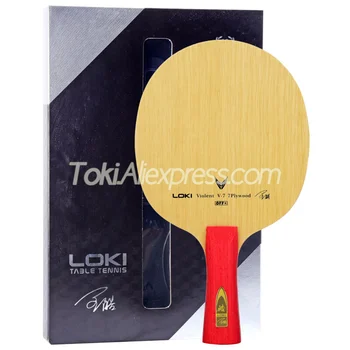 Ракетка для настольного тенниса LOKI Violent 7 V7 Blade (7-слойная деревянная наступательная) Оригинальная лопатка для настольного тенниса LOKI WANG HAO V-7