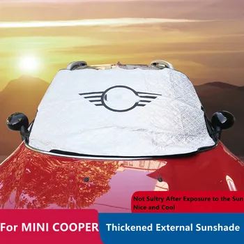 Автомобильный внешний солнцезащитный козырек Для Mini Cooper R55/R56/R57/R60/R61 Изоляция лобового стекла Солнцезащитный козырек Защитная крышка F54/F55/F56/F57/F60