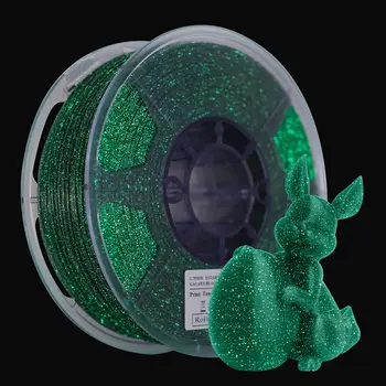 1,75 мм Pla Черные Звезды Светятся В темноте Серебристая 3D Нить PLA 3D Печать Пластик Для 3D Принтера Светящийся Радужный Светлячок