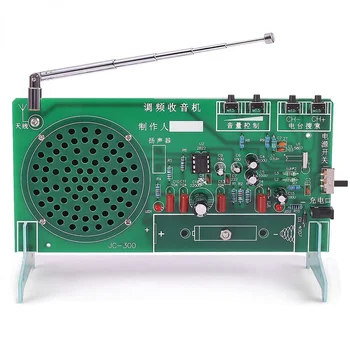 FM-радио DIY Kit RDA5807 FM-Радиоприемник 87 МГц-108 МГц с частотной Модуляцией TDA2822 Усилитель Мощности Станция Автоматического Поиска