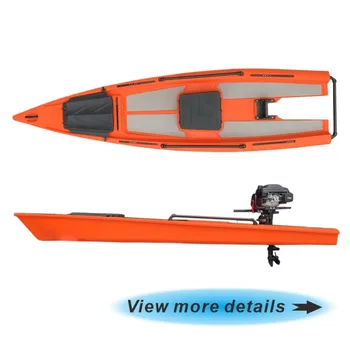 2023 Горячие Продажи Байдарок Rive Solo Skiff Boats Рыболовное Каноэ/байдарка с Электродвигателем для Продажи Корабль В Порт