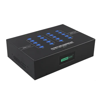 Sipolar A-223 хорошо работает с 20 Портами 3.0 5GB Speed Box Shape USB 3.0 для передачи данных и зарядного устройства-концентратора для 20 устройств, телефонов и планшетов