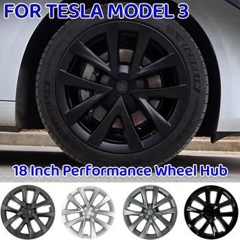 18-Дюймовый колпак ступицы для Tesla Model 3 Колесный колпак Performance Automobile Replacemen Колесный колпак Защитный колпак Колесной крышки 2018-2023