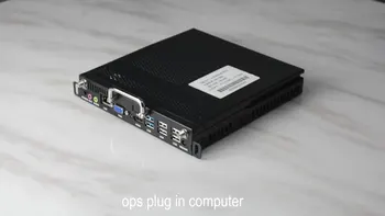 Новейший стандартный 4k дисплей Core I7 I5 I3 Cpu Промышленный компьютер Mini PC OPS для цифровых вывесок Android Медиаплеер
