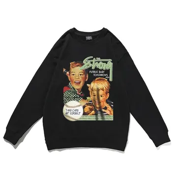 Futrue Baby Tomorrows/Мужская Толстовка, Забавная уличная одежда для мальчиков из США, графический пуловер, Мужские И женские модные Толстовки с длинными рукавами